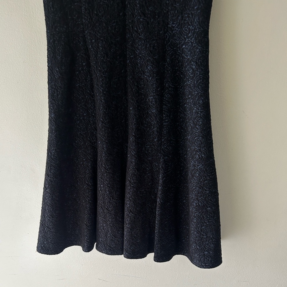 Rebecca Taylor Black Textured Mini Dress - Picture 6 of 15